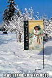 Welcome Snowman and Friends Flag image 7