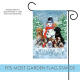 Snowman with Pups Flag image 3