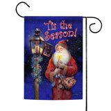 Lamp Post Santa Flag image 1