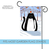 Snow Cats and Birds Flag image 3
