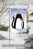 Snow Cats and Birds Flag image 7
