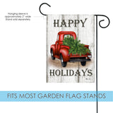 Red Truck Holidays Flag image 3