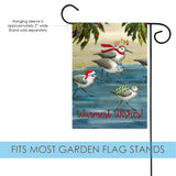Silly Sandpiper Christmas Flag image 3
