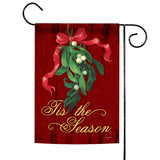 Tis the Season Mistletoe Flag image 1