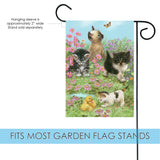 Flowers and Kittens Flag image 3