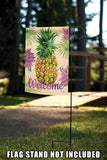 Welcome Floral Pineapple Flag image 7