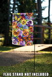 Pansy and Butterfly Flag image 7