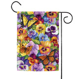 Pansy and Butterfly Flag image 1