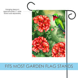 Geraniums and Hummingbird Flag image 3