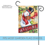 Candy Cane Snowman Flag image 3
