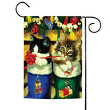 Stocking Kittens Flag image 1