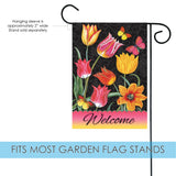 Welcome Tulips Flag image 3