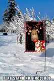 Candy Cane Reindeer Flag image 7