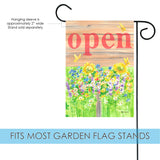 Floral Spring Open Flag image 3