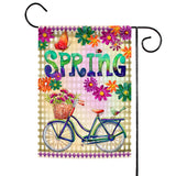 Floral Spring Bike Flag image 1