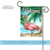 Hello Flamingo Flag image 3