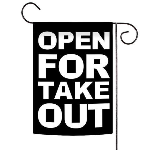 Open For Takeout Flag image 1