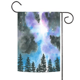Forest Night Sky Flag image 1