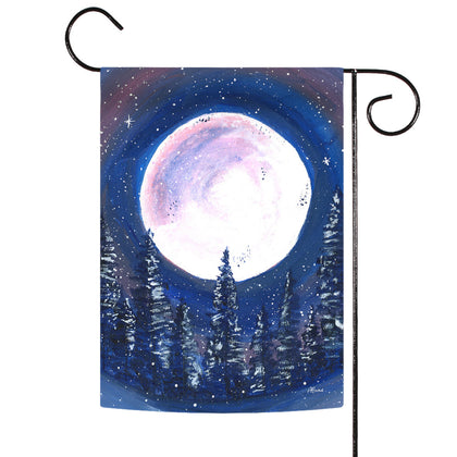 Full Moon Forest Flag image 1