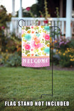 Bright Blooms Welcome Flag image 7