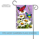 Butterfly Daisies Flag image 3