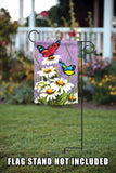 Butterfly Daisies Flag image 7