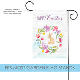 Easter Bunny Wreath Flag image 3