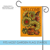Harvest Sunflower Welcome Flag image 3