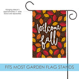 Welcome Fall Leaves Flag image 3