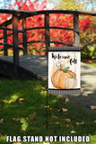 Welcome Farmhouse Pumpkins Flag image 7
