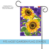 Painted Sunflowers Flag image 3