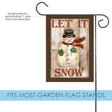 Rustic Snowman Flag image 3