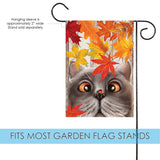 Fall Cat and Ladybug Flag image 3