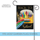 School Crayons Flag image 3