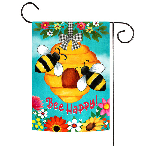 Bee Happy Hive Flag image 1