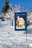 Gingerbread Welcome Flag image 7