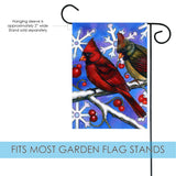 Birds n Snowflakes Flag image 3
