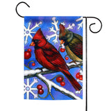 Birds n Snowflakes Flag image 1
