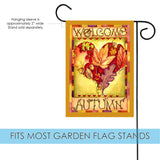 Autumn Welcome Heart Flag image 3