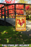 Autumn Welcome Heart Flag image 7