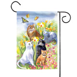 Flower Cats Flag image 1