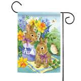 Bunny Bouquet Flag image 1