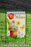 Potted Welcome Flag image 7