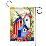 Birdhouse Trio Flag image 1