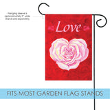 Heart Rose Flag image 3