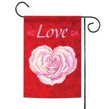 Heart Rose Flag image 1