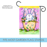 Bunny In A Basket Flag image 3