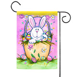 Bunny In A Basket Flag image 1