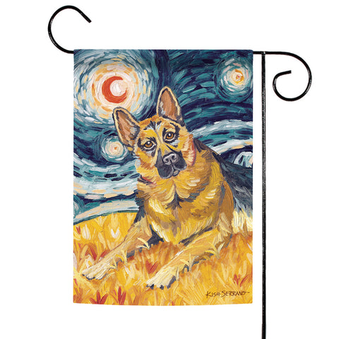 Van Growl- German Shepherd Flag image 1