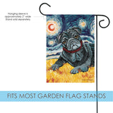 Van Growl-Black Pug Flag image 3